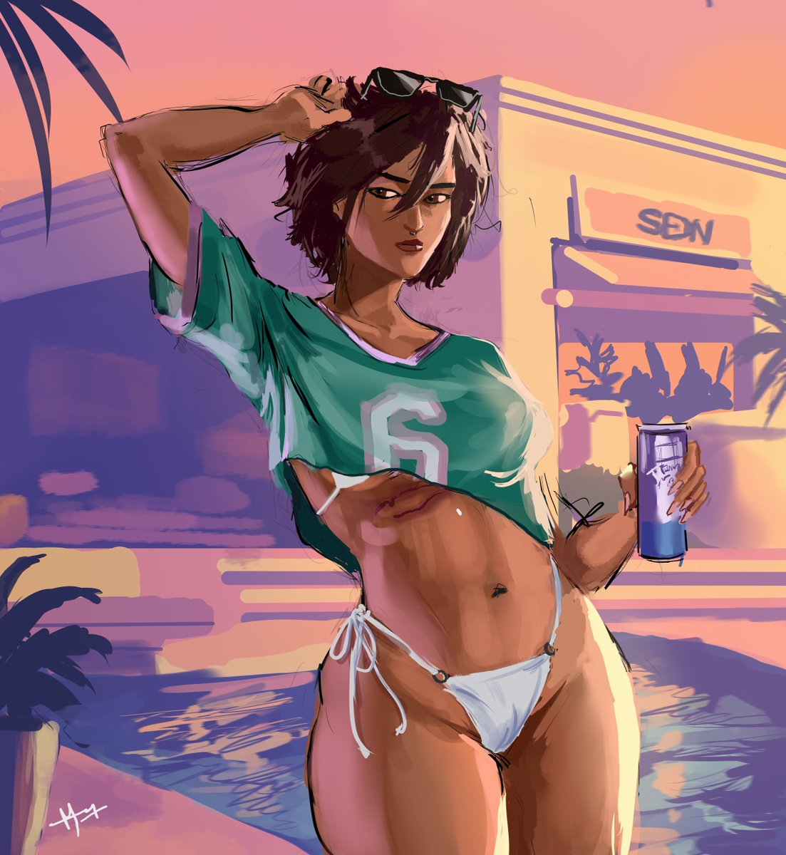 MkayUwU's tweet photo. GTA 6 cover girl
#dispatch #digitalart ㅤㅤ https://t.co/ki9kpGiizU