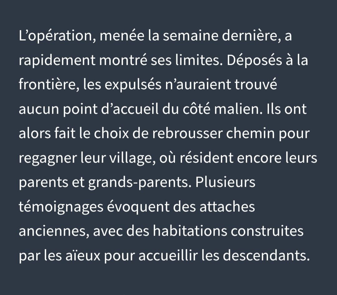 aliounetine16's tweet photo. Il est absurde et totalement déraisonnable de chasser des citoyens sénégalais de Koussan sous le prétexte que ce sont des peuls et qu'ils viennent du Mali. Les autorités politiques du pays doivent protéger les droits humains des citoyens sénégalais qui rentrent chez eux pour trouver la paix et la sécutité. L'opinion sénégalaise ne doit pas garder le silence face à cette injustice en condamnant ces citoyens à l'apatridie.
Nous prions le President Diomaye à prendre cette question humanitaire en main et de trouver une belle , heureuse et définitive réponse à cette affaire.