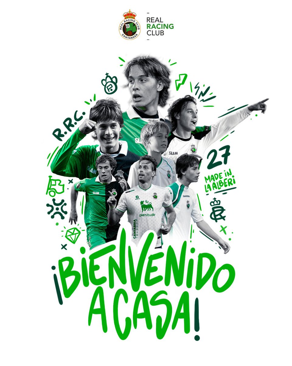 realracingclub's tweet photo. 📝 FICHAJE | Sergio Canales, primer refuerzo del Racing 2026/27 para su regreso a #LaLigaEASports

✅ El centrocampista, formado en las Instalaciones Nando Yosu, ha llegado a un acuerdo que le vinculará al Racing hasta el 30 de junio de 2028. 

https://t.co/esrJpjXnq4 https://t.co/DVgJIpNqd5