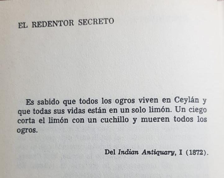 ladrondesabado's tweet photo. Todos hablan de la frase del Indio que antes dijeron Borges y (todavía antes) Bioy, pero nadie (o casi nadie) habla de la historia que Skay tomó de ambos: resulta que en 1955 Borges y Bioy publicaron la antología "Cuentos breves y extraordinarios", donde figura este relato: https://t.co/f6Q2qX9hhR