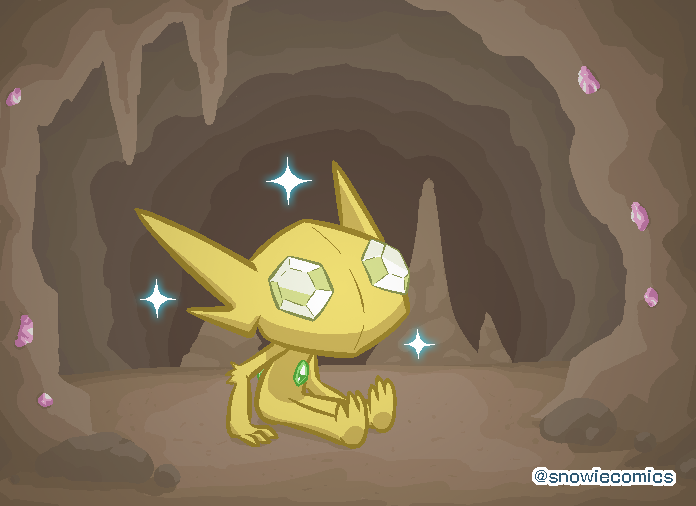 snowiecomics's tweet photo. Shiny Sableye ✨ #ポケモン https://t.co/iJJ6pnJwU2