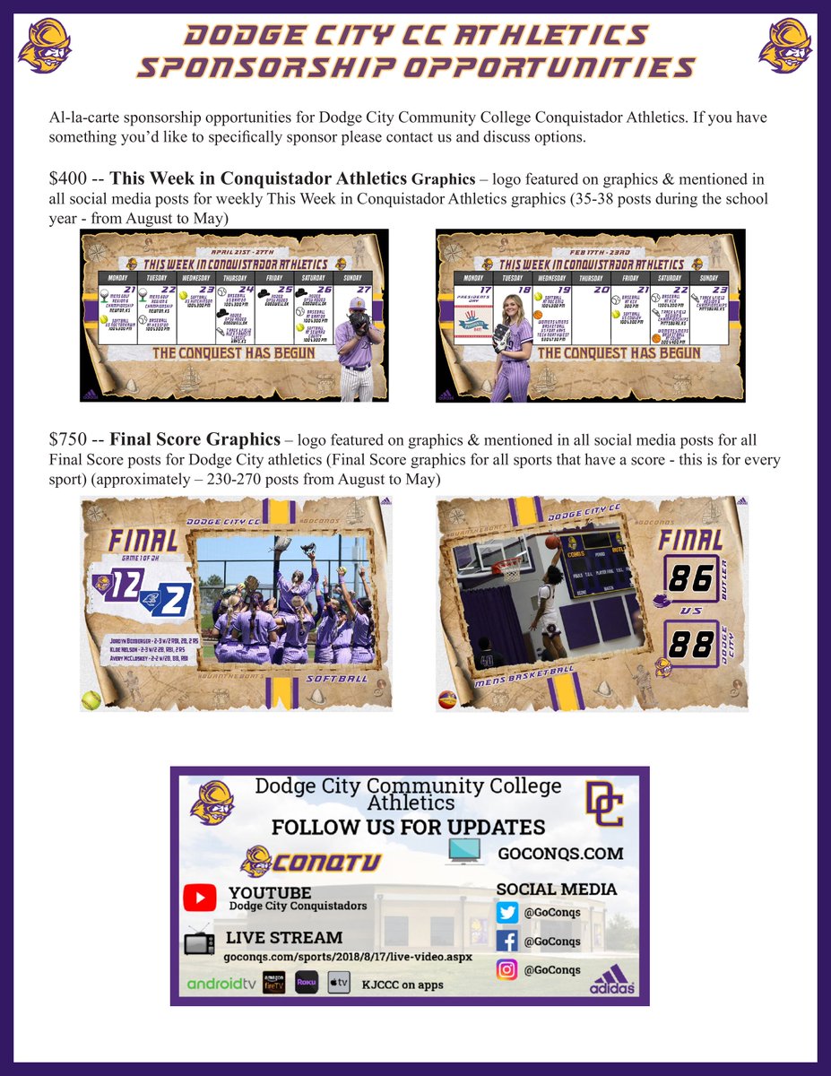 GoConqs tweet picture