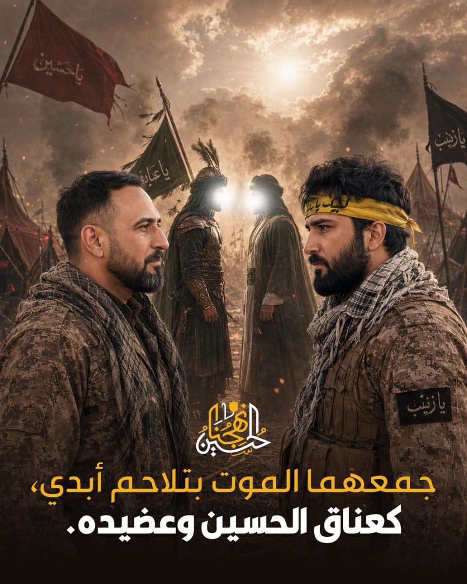 lyalknany18's tweet photo. حين نذكر الوفاء، يحضر اسم عصام.
وحين نذكر الأخوّة، تحضر قصة الشهيدين.
فقد سطّرا معنى التضحية بأسمى صورها.
#عصام_وفاء_الاخوة
#الحسين_نهجنا https://t.co/HhOJ4I7Aou