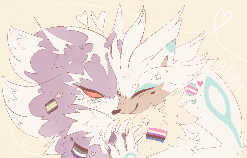 byovoy's tweet photo. Couldn't miss doing some pride doodles :'] #mephilver https://t.co/Rj8h7ekzot