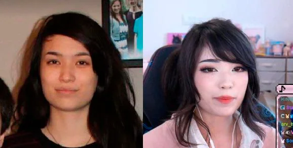A_atheory's tweet photo. @Kickpilled Have you ever seen her without all those kilos of make up she always wear? 

Also her body type doesnt fit the GTA type. https://t.co/vYxKAvZRqf
