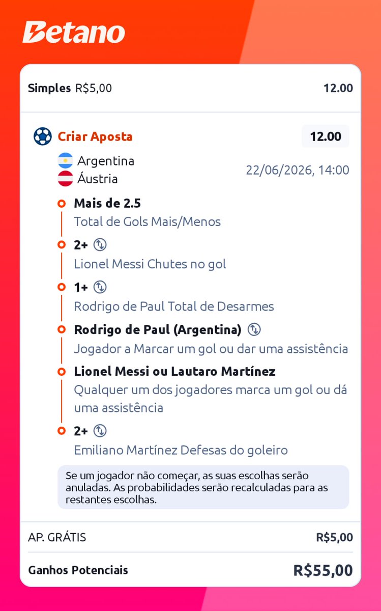 KanguruTips's tweet photo. Ganhei R$5 em aposta grátis na Betano e fiz essa tip aí...

https://t.co/ui4Y7dpqvi

💻📱@betano_brasil

Se tiver +18 anos clique no link, se cadastre e faça parte de uma das melhores casas de apostas que existe! Mas jogue com RESPONSABILIDADE!
https://t.co/dCZQVMw7jM https://t.co/BUEu8mQih1
