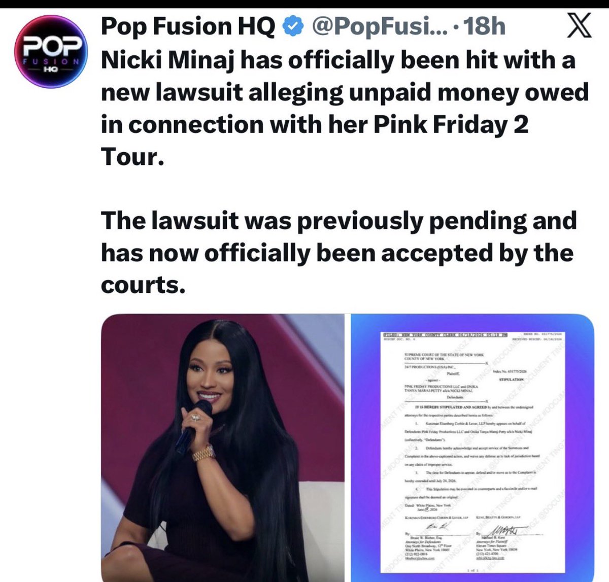 erion_jordan's tweet photo. Nicki is never wrong just early. 🫢 https://t.co/6mB3Ci57vS