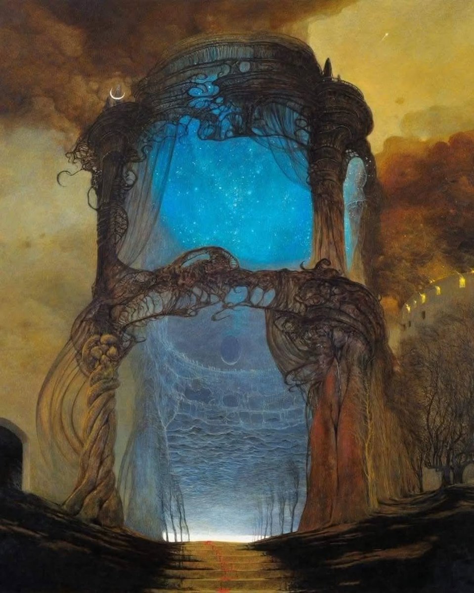 Artbestof's tweet photo. Art of Zdzisław Beksiński https://t.co/VrzRYmnPIY