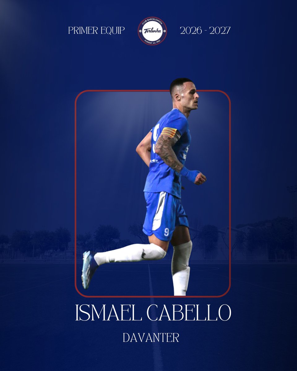 CBTERLENKA's tweet photo. 🔵 𝗥𝗘𝗡𝗢𝗩𝗔𝗖𝗜Ó - 𝗜𝗦𝗠𝗔𝗘𝗟 𝗖𝗔𝗕𝗘𝗟𝗟𝗢

🙌 Ismael Cabello una temporada més al primer equip!

🫡 El nostre “killer” continuarà anotant gols a segona catalana i deixant-ho tot al camp! https://t.co/BWrMUIjexK