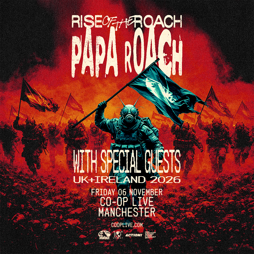 TheCoopLive's tweet photo. SUPPORT ANNOUNCED: French heavy-hitters LANDMVRKS and exciting breakthrough act SLEEP THEORY will join Papa Roach on their Rise Of The Roach tour, coming to Co-op Live on Friday 6 November 🔥

Don't miss the jam-packed night. Book your tickets now: https://t.co/juF6RB5XRy https://t.co/TAbVSAoUOs