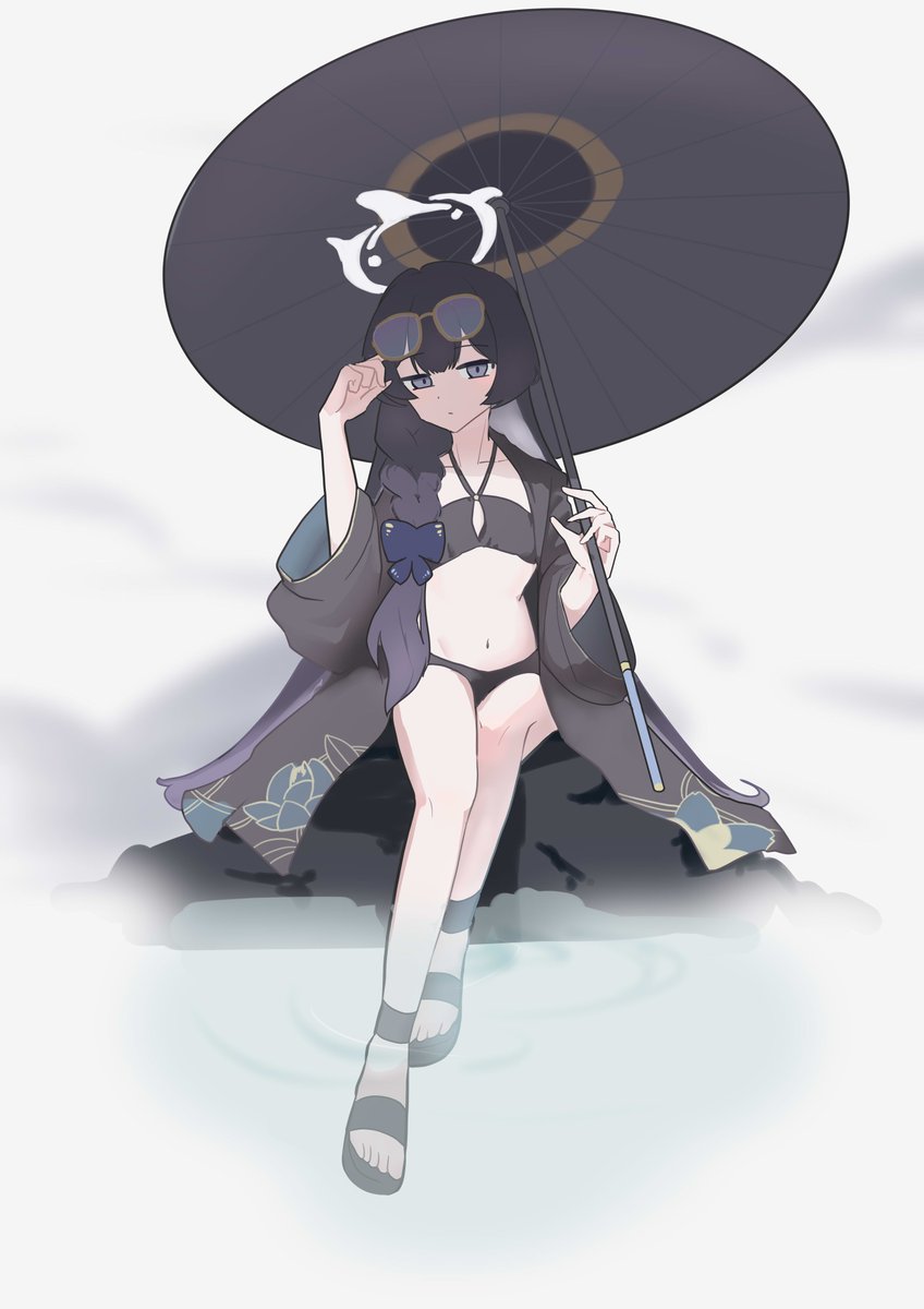 MeiganYang's tweet photo. kisaki swimsuit https://t.co/eb69Ed5Bkr