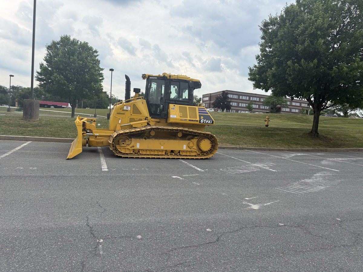 RoverBaseball's tweet photo. Equipment was dropped off today at the Future site of the @RoverBaseball and @RoverSoftball stadiums. Safe to say Phase 1 of the New Easton Area High School Project has begun. https://t.co/E5z0FbEMld
