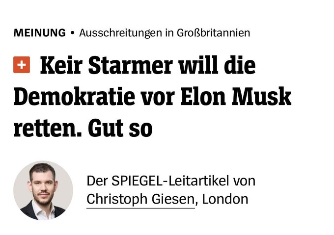 ernsterjuenger's tweet photo. Na, Christoph Giesen, alles fein?  👌 https://t.co/ZGqqUT7FK6