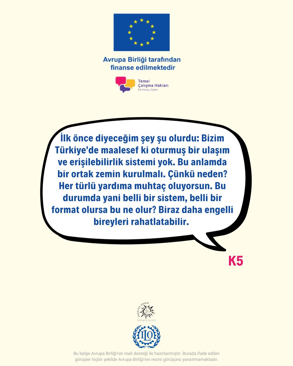 engelsizerisim's tweet photo. 💬 Bugün, öncelikli geliştirilmesi gereken araçlar ve sistemler üzerine katılımcıların görüş ve önerilerine odaklanıyoruz.

Katılımcı ifadeleri, erişilebilir kitap, eğitim materyali, ulaşım sistemi, psikometrik testler ve teknolojik araçların kör psikologların mesleki gelişimi ve çalışma yaşamına eşit katılımı için kritik olduğunu gösteriyor.

❗Erişilebilirlik, sonradan eklenen bir destek değil; eğitimden meslek yaşamına uzanan bütün süreçlerde baştan planlanması gereken temel bir hak.