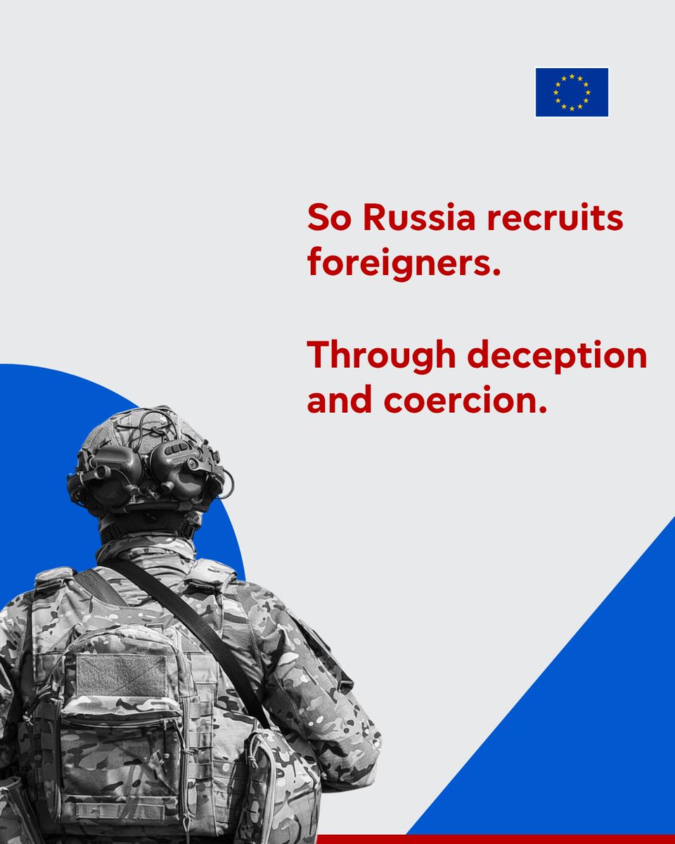 EUinJamaica's tweet photo. Russia is assumed to have limitless manpower.
In reality, its working age male population is eroded: low birthrates, high mortality, mass emigration and catastrophic battlefield losses over 1.3 million since 2022. https://t.co/02PydwiyVy