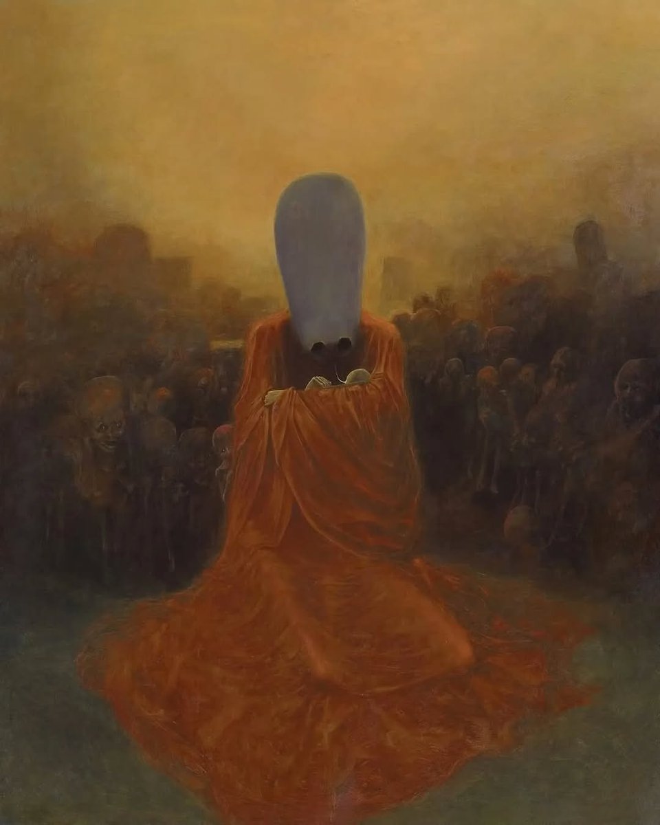 Artbestof's tweet photo. Art of Zdzisław Beksiński https://t.co/qBcgQqUcVP