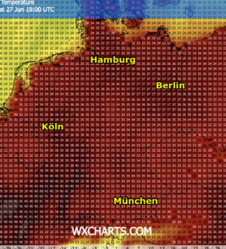sturmwetter1703's tweet photo. #Hitzewelle 🌡️🔴🟣⚫️
+++ #Rekord-#Temperaturen am Freitag/Samstag (⁉️)/ GFS rechnet 40 / 42°C entlang des Rheins +++
Mann muss abwarten ob auch die anderen Parameter perfekt überlappen. Damit Temperaturen >40°C erreicht werden. https://t.co/dIYZ51gwpW