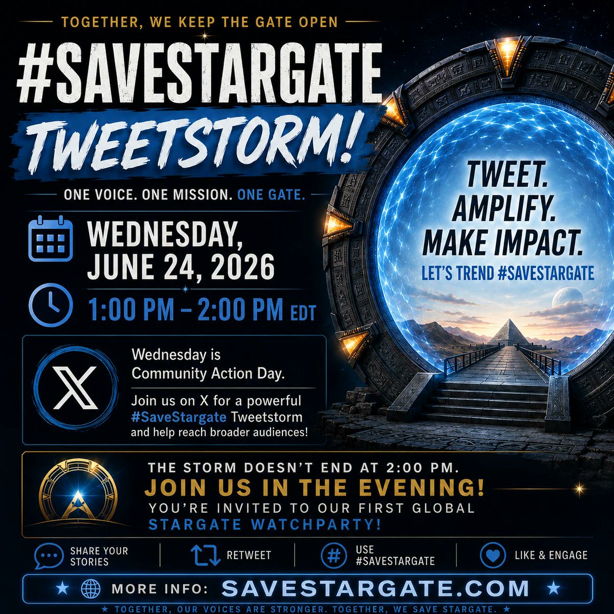 _user07's tweet photo. @GateWorld @AmazonMGMStudio @PrimeVideo #SaveStargate #Stargate @AmazonMGMStudio @PrimeVideo https://t.co/KPuzGDpNuX