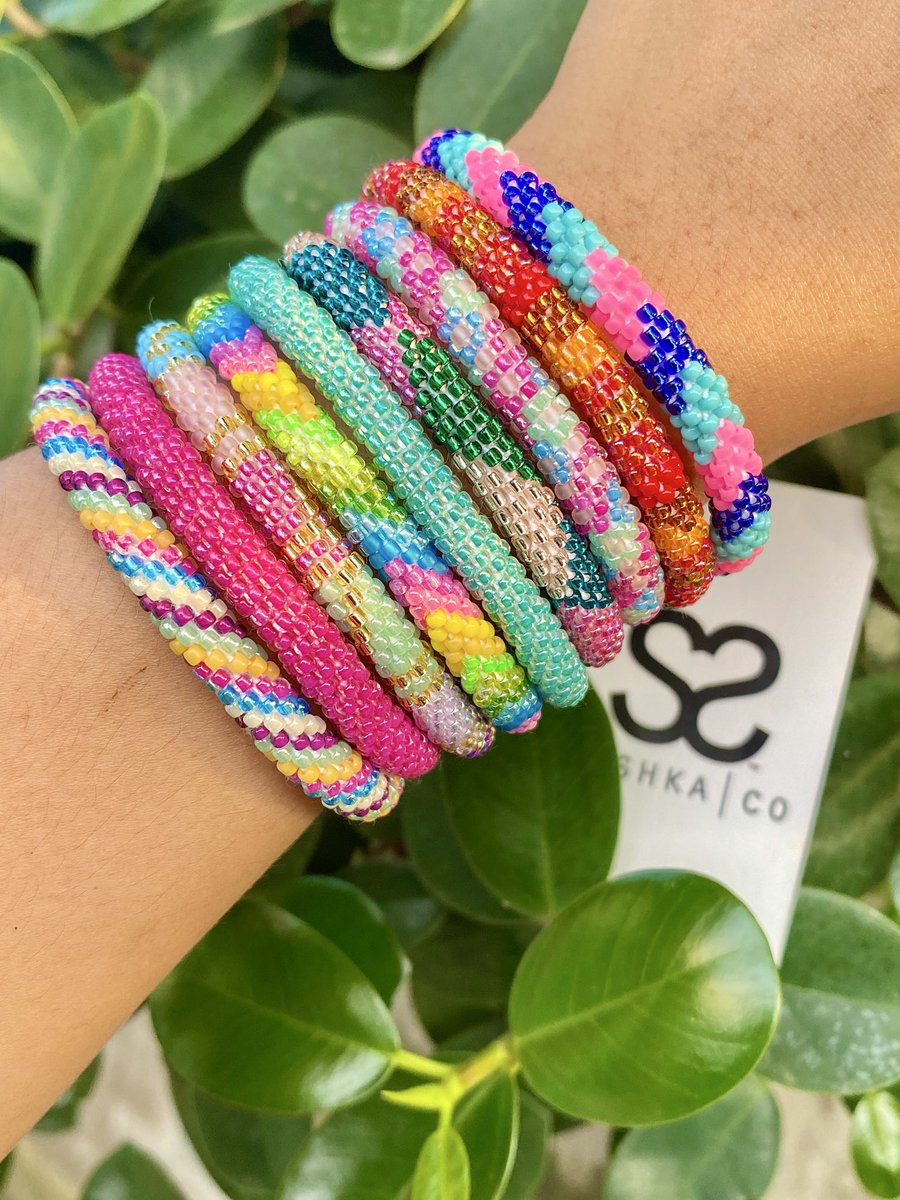 SashkaCo's tweet photo. Sashka Co. Bracelets are made to mix, match, and stand out. 💫
More colorful styles are dropping online soon… but why wait? ⏳
Start your stack today 🛒: https://t.co/OKuiSxy33b
#supportsmallbusinesses #supportartisans #handmade #bracelet #summer #mixandmatch https://t.co/IlpIQ8heTI