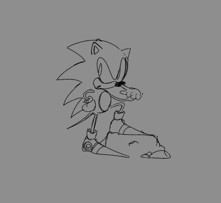 SonicCDFan93's tweet photo. sonic doodle lol https://t.co/6KQ95WuQmp