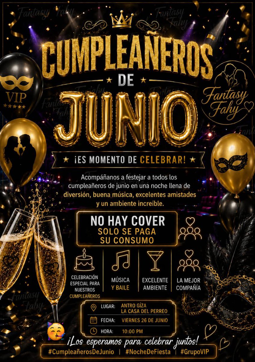 SWFantasyClub's tweet photo. Estamos listos para festejar los cumpleaños 🍍🍍 de Junio
Estaremos en un antro VIP con área exclusiva para divertirnos 😈. 
envía dm si gustas información 
#SWFantasyClub #CdJrz https://t.co/Ys4B1lZ70L