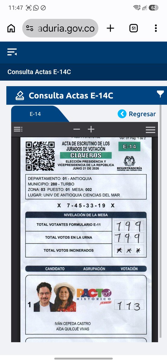 Maye2108's tweet photo. @Rafael47624505 Deje de inventar este es el real acabo de revisar VEAAAAA https://t.co/G8xoD8eUOU