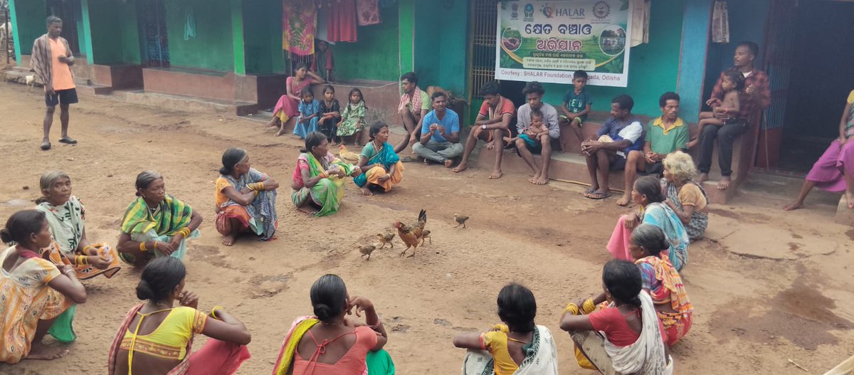 NCONFGZB's tweet photo. SHALAR FOUNDATION Regional Council, Raigada  Odisha promoting Natural Farming through Kheti Bachao Abhiyan awareness programme https://t.co/E3oMA3p6pf