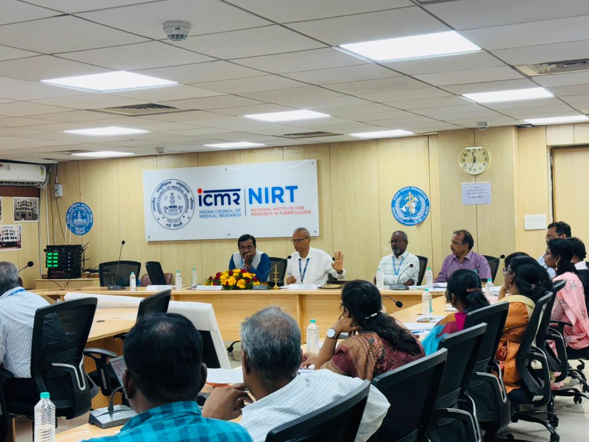IcmrNitm's tweet photo. S-intigrate: Two-day Brainstorming on Siddha Interventions for integrative TB management commenced @icmr_nirt in partnership with@ccrs &amp; @icmrnitm.
@ICMRDELHI @DeptHealthRes @MoHFW_INDIA @Ministry https://t.co/wxWzo5lDYw