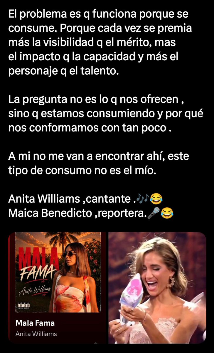 trunkyhl's tweet photo. Y ésto lo escribe una tuitera de quien no doy el nombre pq os podéis imaginar y sus ganadores de ghduo4 eran Manué (La manita relajá)  y Gloria González. 
Su texto va acompañado de una foto de Maica y Anita wilians 
Manía absoluta a Maica, si.
Reventamiento absoluto también 🤣🤣 https://t.co/lx70LVpppU