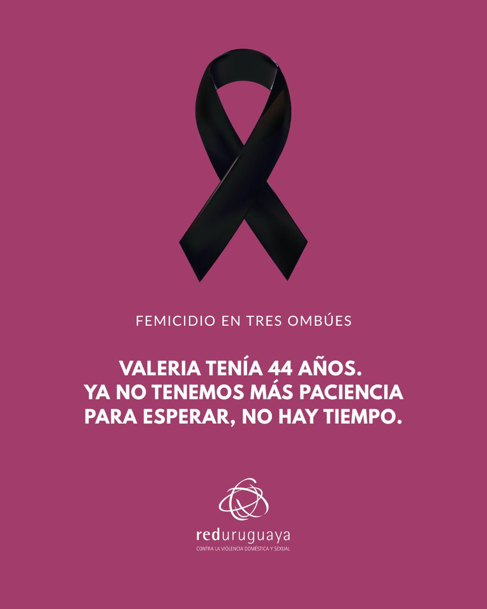 rucvds's tweet photo. ¿Cuántas más tienen que morir para que esto sea una prioridad de Estado?

Valeria tenía 44 años. Era madre, hija, amiga, vecina de alguien. Estaba desaparecida y la encontraron dentro de una heladera, en la casa de su pareja, en Tres Ombúes. Él tiene antecedentes por homicidio. https://t.co/yEukgYlbnR