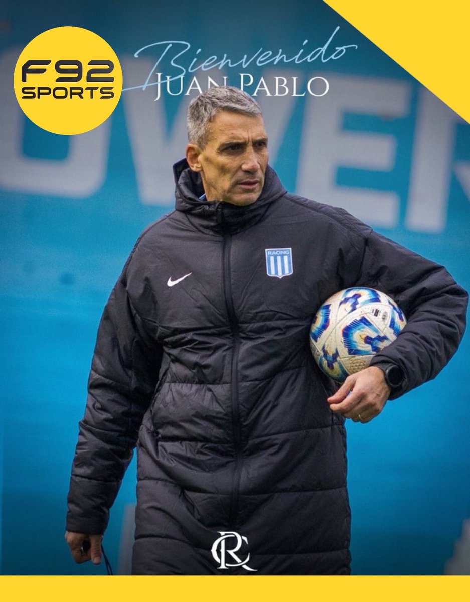 iagofase's tweet photo. 🚨🇦🇷 OFICIAL!

Juan Pablo Vojvoda está de volta ao futebol argentino e foi anunciado como o novo treinador do Racing.

Após passagem de destaque pelo futebol brasileiro, o técnico argentino retorna ao seu país para assumir o comando de um dos clubes mais tradicionais da Argentina.

📸 Reprodução/GE
🔔Compartilhe e Siga o canal!