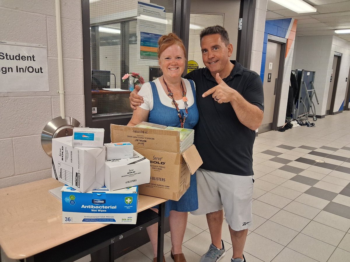 TileSuppprog1's tweet photo. Facility Supply Delivery Program-Schools. 
Williams Parkway Senior Secondary Public School, Brampton (June Schedule Completed). Thank you Ms Mcintyre! https://t.co/PkpLTp1MnA