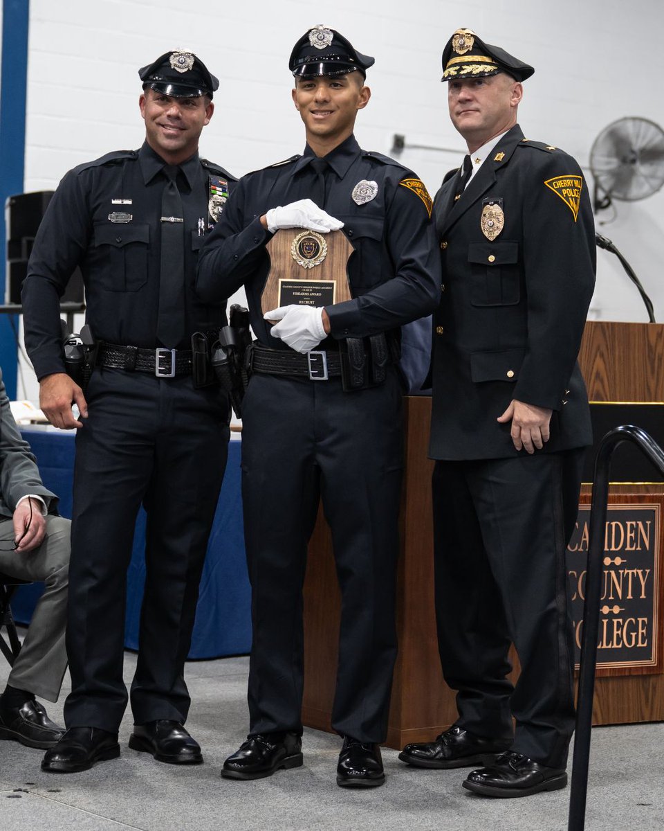 camdencc's tweet photo. On June 11, eighty-seven recruits graduated from the 93rd Basic Police Recruit Class of the Camden County College Police Academy. Congratulations to all of our graduates who will now go on to serve local communities 🚔️ 💙 https://t.co/OZKl8zeR2d
