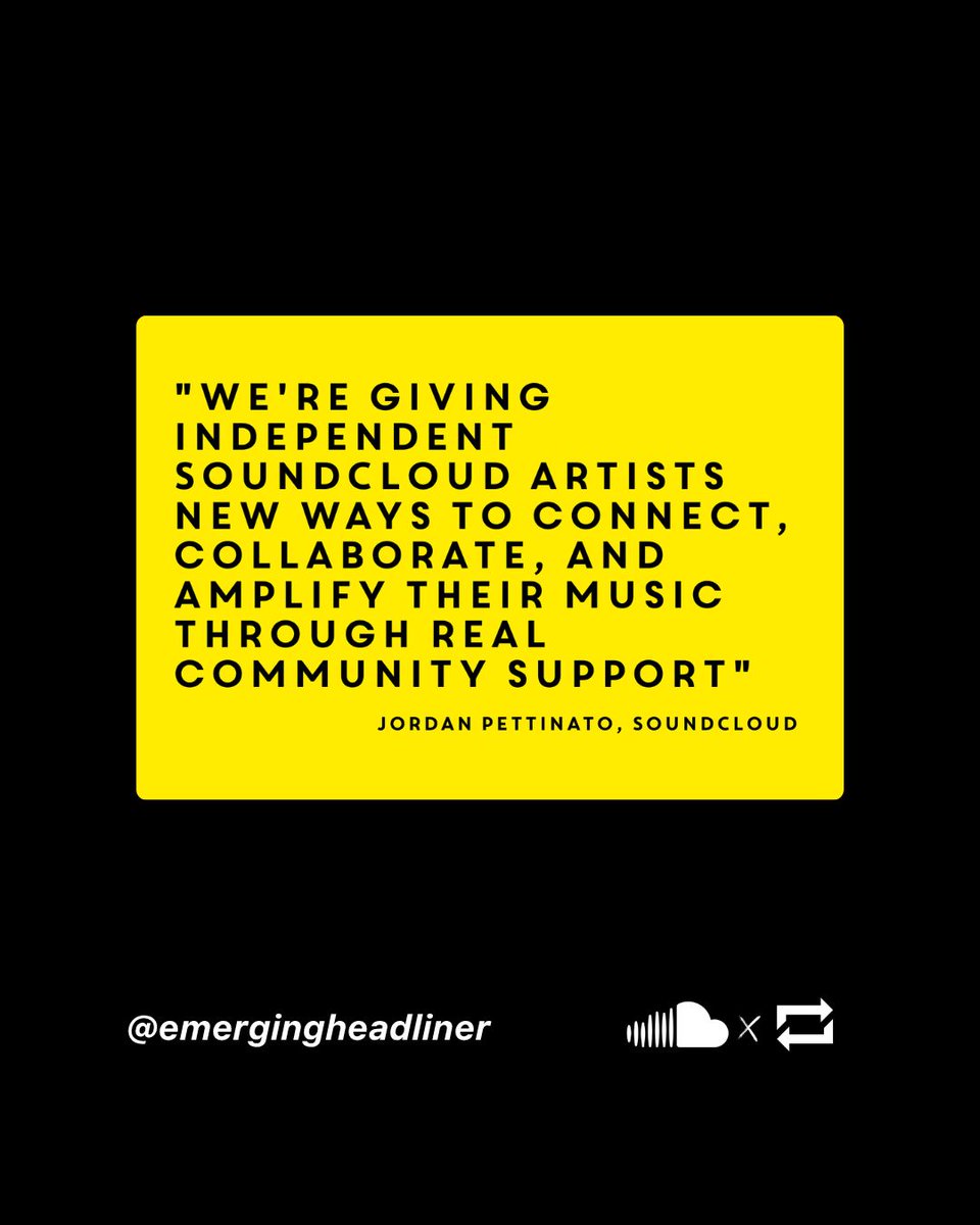 repostexchange's tweet photo. The industry and the community have spoken: the @SoundCloud x #RepostExchange partnership is a massive win for independent music. We wanted to stop by your feed and say a massive THANK YOU to everyone who blew up the comments and shared the news... let’s get it! https://t.co/WPMAsDwUAf