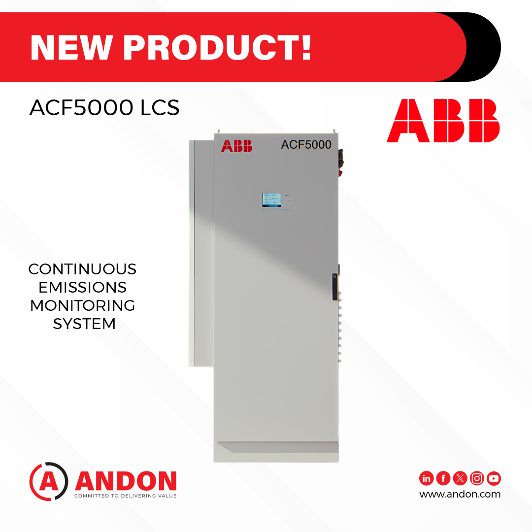 andonsolutions's tweet photo. #ABB ACF5000 LCS #CEMS helps facilities meet ultra-low emissions requirements with accurate measurement of 15+ gas components. Improve #EnvironmentalCompliance, simplify reporting &amp; reduce compliance risk.

Contact #AndonSpecialties today! https://t.co/8Tw2RF1ECr https://t.co/PfuBSyNxrN