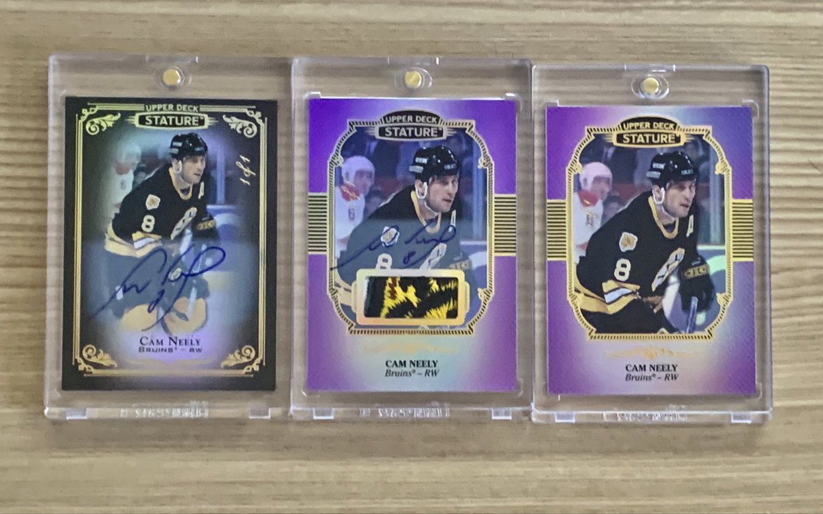KGF1986's tweet photo. Wanted to give one last shot at selling this completed Neely Stature set before resorting to breaking it up. Includes all 3 1 of 1’s!

Looking for $2000🇺🇸 for everything including the custom display case, and would prefer to ship within the US, but happy to discuss anything. https://t.co/uLKr82tSgF
