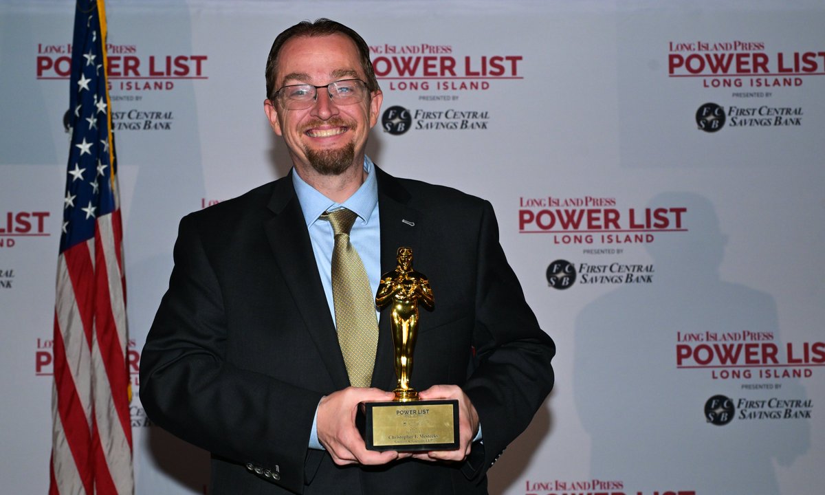GuercioLaw's tweet photo. The firm is thrilled to announce that Managing Partner Christopher Mestecky was selected as a Long Island Press Power List Honoree. Congratulations on this wonderful accomplishment. https://t.co/4DyAgUKWPJ