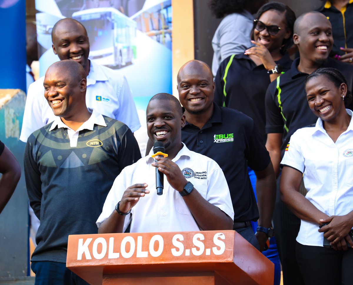 ebusxpress's tweet photo. Every transformation starts with a single moment.
This morning, that moment happened at Kololo Senior Secondary School. Students witnessed the launch of a cashless transport solution powered by a simple wristband and an electric bus.
#KololoRidesElectric #TapPayGo https://t.co/elFoaq5SAz