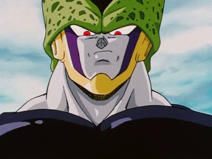 SimplyBlaidix's tweet photo. Anime Cell with his original red eyes cuz im bored https://t.co/BaHv3Bqvvv