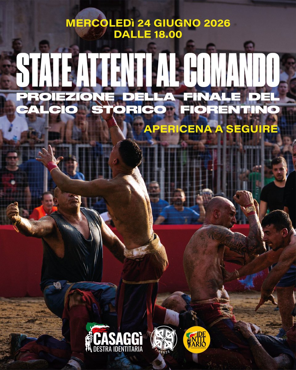 CASAGGI's tweet photo. Calcio storico, aperitivo e Comunità https://t.co/fIAe0fQd6i