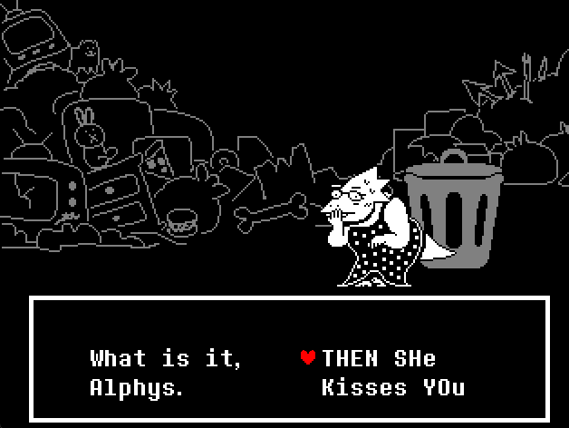 RubyPncake's tweet photo. I like the headcanon that Chara and Frisk are having different choices here. https://t.co/NowcjKTiuI