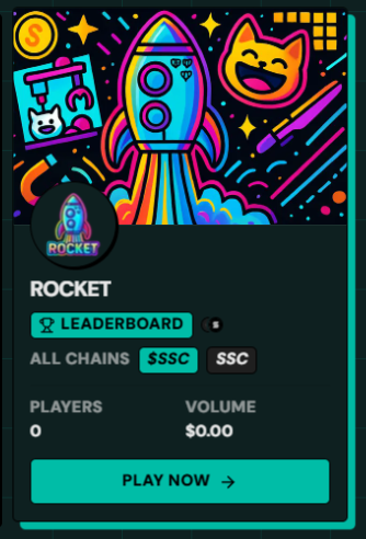Rocket_loopring's tweet photo. Give your luck a little nudge and jump into my fun lil’ addition to the Superstake family, a light‑hearted game of chance where the stakes stay friendly! Please make sure you play only with what feels right for you!!! https://t.co/bLc4tYEZ7u :rocket: :partying_face: https://t.co/w45UIiv25A