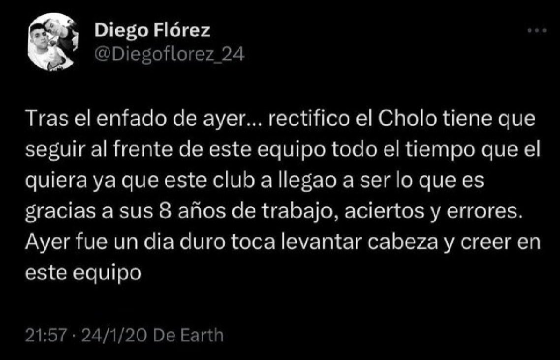 FerBaragano's tweet photo. @Diegoflorez_24 @ismaa_prendes Hoy es el día más indicado para reafirmarme en estas sabias y acertadas palabras. Es un proceso largo, llegarán los títulos. Confianza en el arquitecto https://t.co/ywLQSWXpJz
