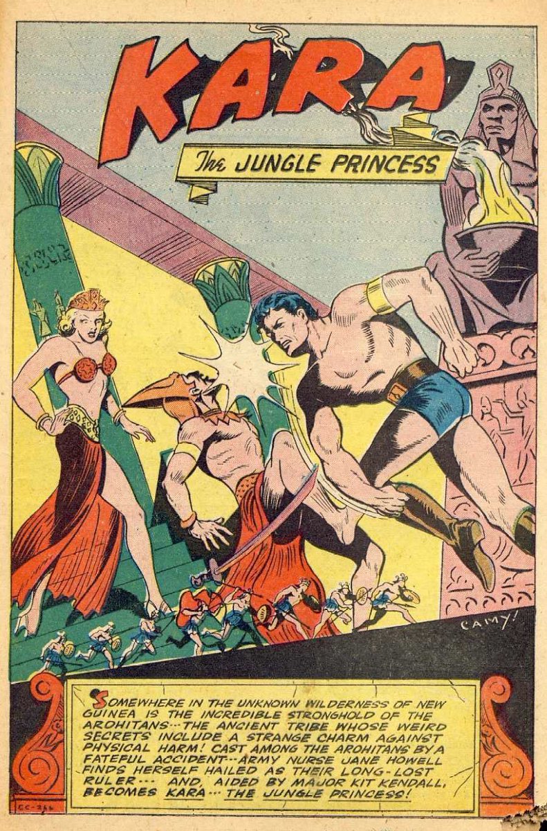 BrianWPrescott's tweet photo. #Kara the #JunglePrincess 👑 #JungleComics 🌴 https://t.co/q2mdKE0m3u