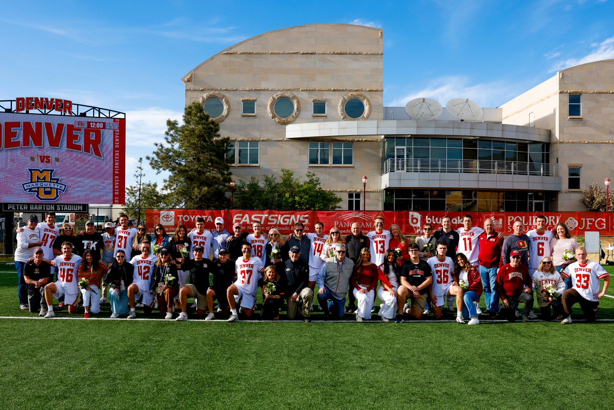 DU_MLAX's tweet photo. A #FotoFriday look back at some of our favorites from our Senior Night win over Marquette.
📸: @ClarksonCreativ 
#GoPios https://t.co/J7yIDGvkfP