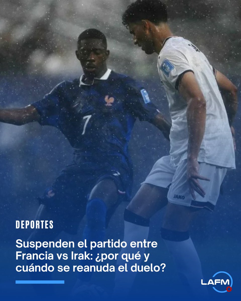 lafm's tweet photo. #HoyRespiroMundial | Francia ganaba 1-0 al descanso en este encuentro del Grupo I gracias a un gol de Kylian Mbappé en el minuto 14.

#LaFMSomosMundial #FútbolRCN

Conozca más detalles aquí: https://t.co/D13JDeKbEs https://t.co/SwwGmAFwlp