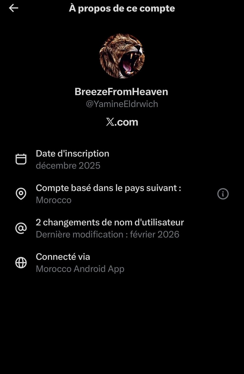 Gallass1566441's tweet photo. @NassimMTL @Elh_Mrr Mdr ça veut me faire croire que c’est des faux compte . https://t.co/hZoz9Efsz4