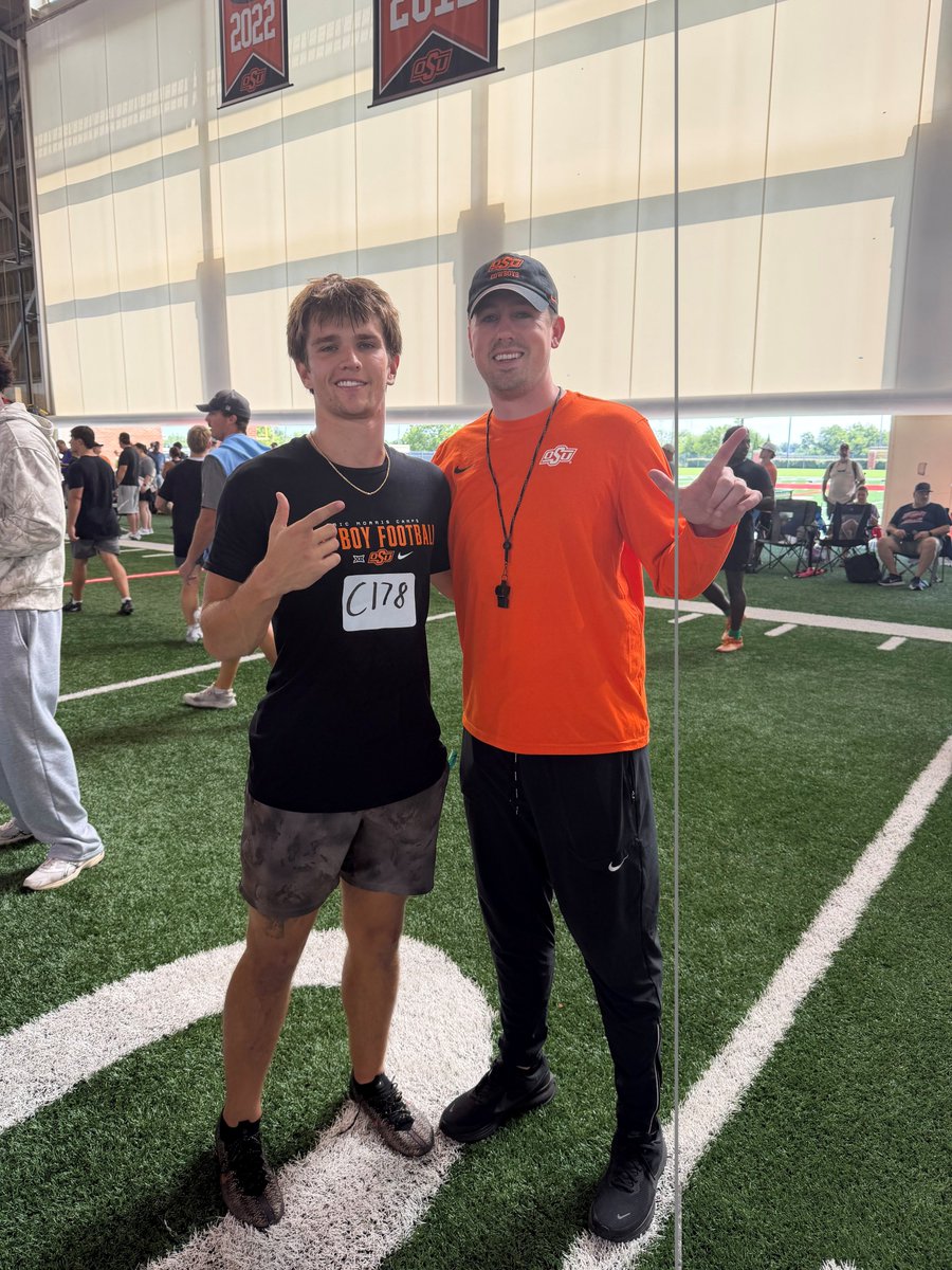 THE_CASON_HAYS's tweet photo. Thank you @CowboyFB for hosting a great camp and providing another opportunity to compete.

Excited for this season at Guthrie High School. Ready to work! #DB &amp; #WR      .  @CoachSkyCassity @  @WesDr8ke @BluejaysGuthrie @  @CoachBeeby @180PhysAthletic @s_gspeaks @Gday_Elite7 https://t.co/6mW7EYyhlf
