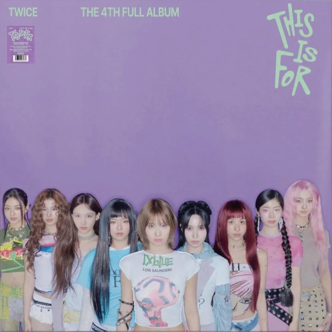 TWICEintcharts's tweet photo. .@JYPETWICE's "THIS IS FOR (Deluxe)" ranks among the Top 5 best selling K-Pop girl group albums in the US this year by total units, despite being released in July 2025 (75K). https://t.co/UjKWeM9ve2