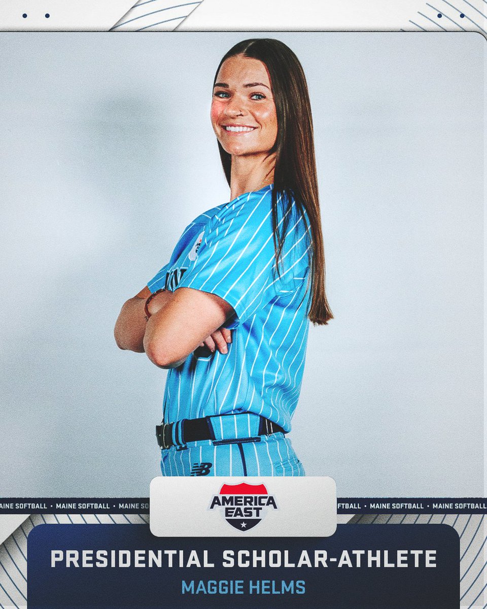 Maine_Softball's tweet photo. Congratulations to Maggie Helms and Madison Hand on being named America East Presidential Scholar Athletes 👏

#BlackBearNation https://t.co/FvTCWnugp5